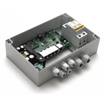 Уличный неуправляемый коммутатор PSW-1-45 WiFi для подключения 4 камер c возможностью подключения WiFi-точки доступа с питанием РоЕ 24V